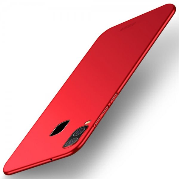 Samsung Galaxy A20E Skal Shield Slim Hårdplast Röd