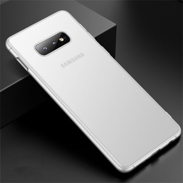 Samsung Galaxy S10E Skal Ultra Thin TPU Transparent Vit