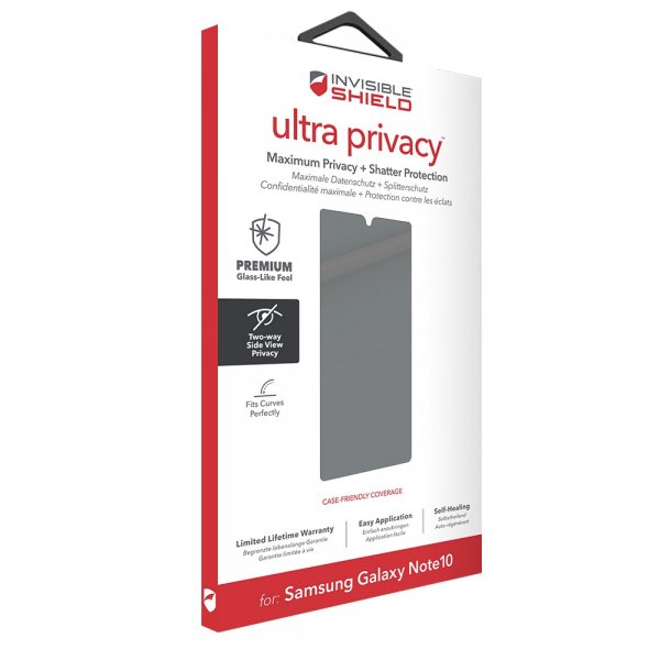 Samsung Galaxy Note 10 Skärmskydd InvisibleShield Ultra Privacy