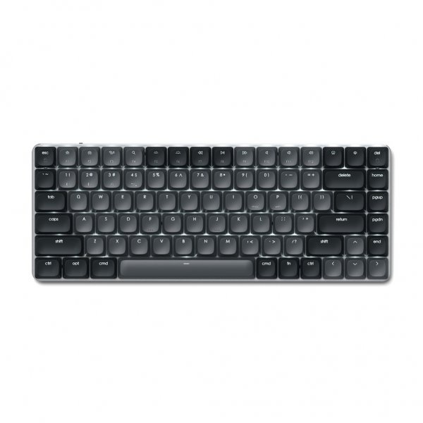 SM1 Slim Mekaniskt Bluetooth Tangentbord Mörkgrå
