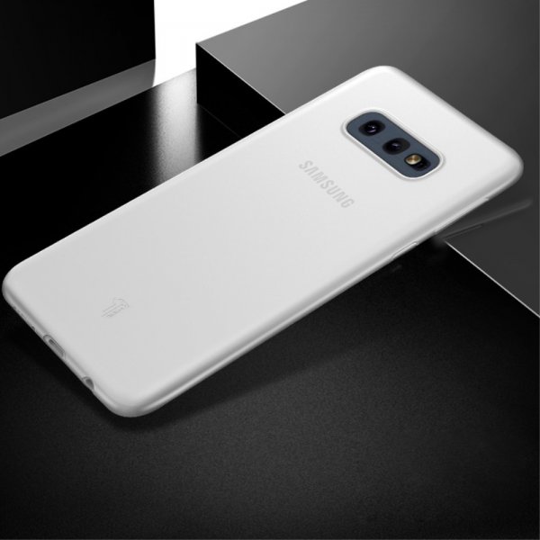 Samsung Galaxy S10E Skal Wings TPU Transparent Vit