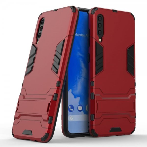 Samsung Galaxy A70 Skal Armor TPU Hårdplast Röd