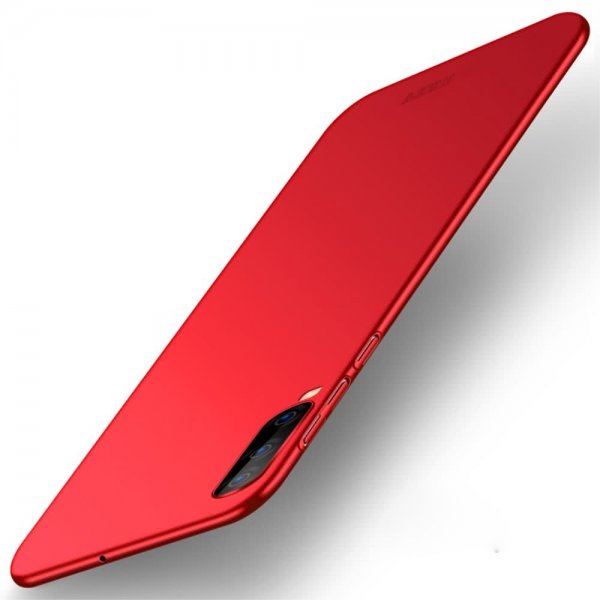 Samsung Galaxy A70 Skal Shield Slim Hårdplast Röd