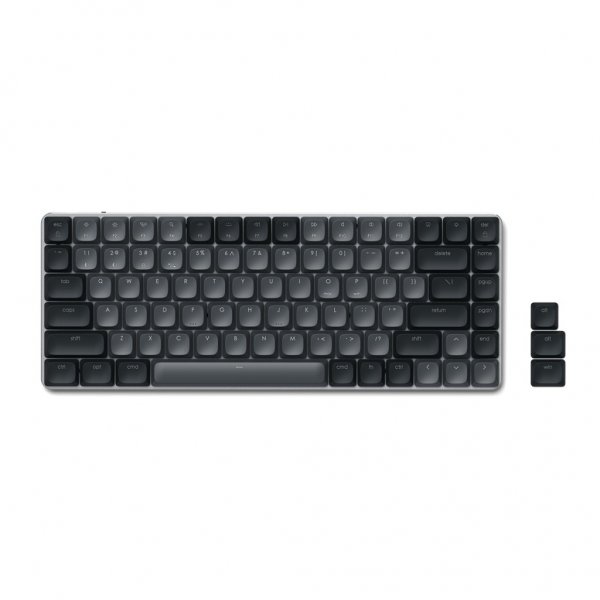 SM1 Slim Mekaniskt Bluetooth Tangentbord Mörkgrå