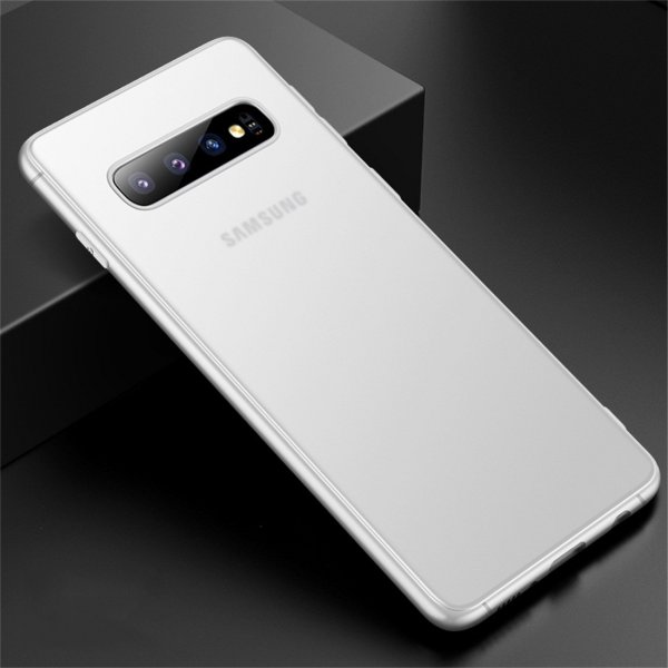 Samsung Galaxy S10 Plus Skal Ultra Thin TPU Transparent Vit