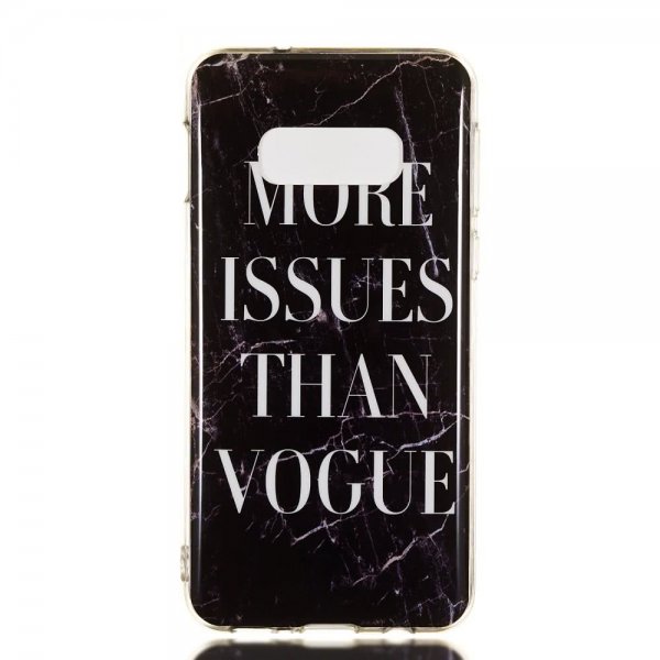 Samsung Galaxy S10E Skal TPU Motiv More Issues than Vogue