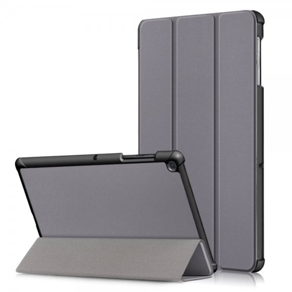 Samsung Galaxy Tab S5E T720 T725 Vikbart Smart Fodral Stativ Grå
