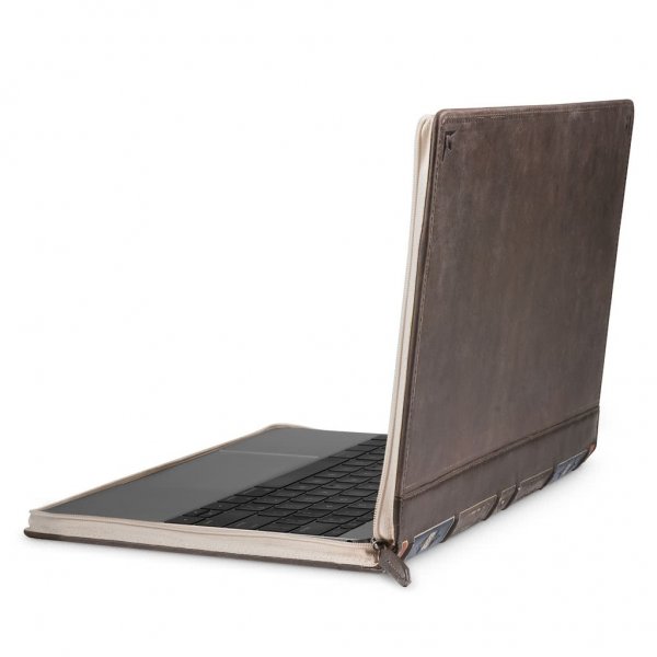 MacBook Pro 15 Touch Bar Fodral BookBook Vol 2 Äkta Läder Brun