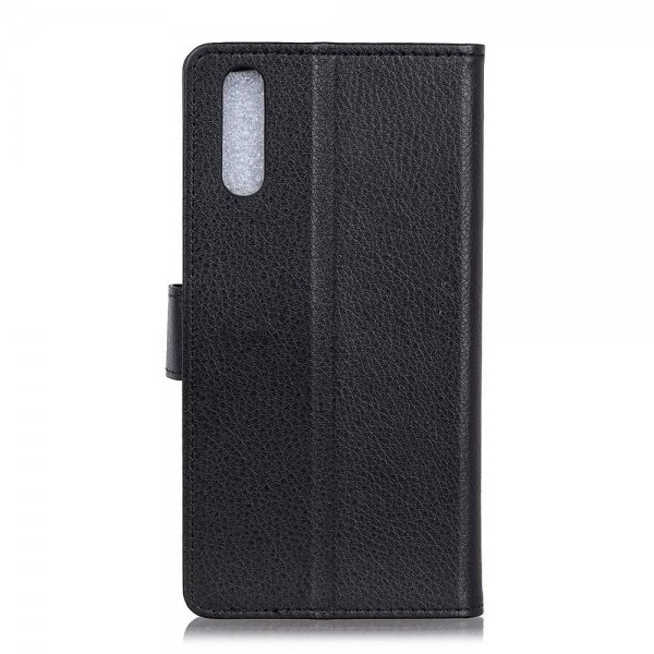 Samsung Galaxy A50 Fodral Litchi Svart