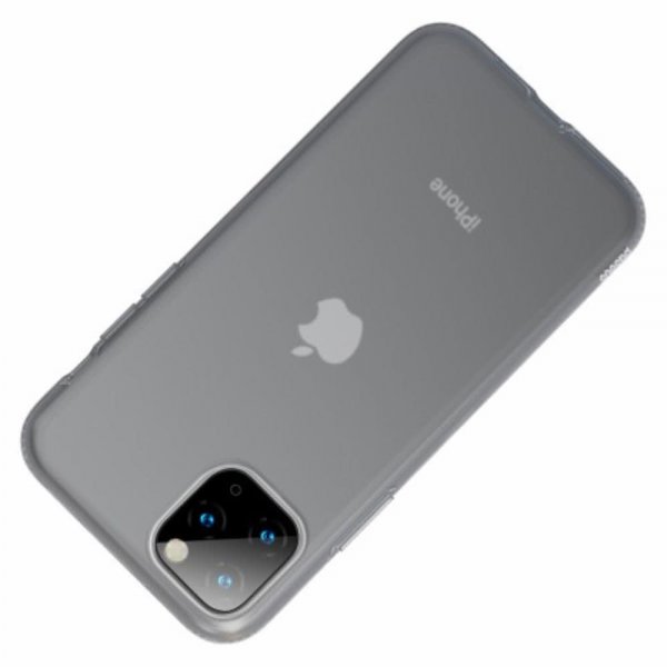 iPhone 11 Pro Skal Jelly Liquid Silica Gel Svart