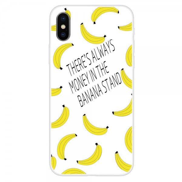 iPhone X/Xs Skal TPU Motiv Bananer