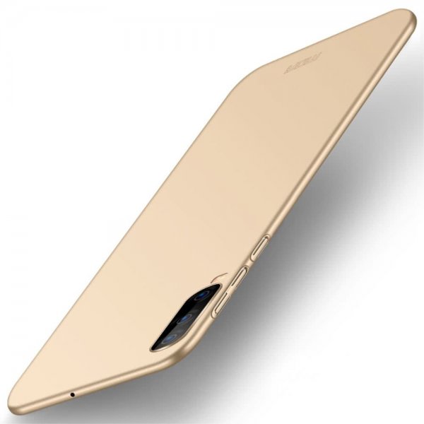 Samsung Galaxy A70 Skal Shield Slim Hårdplast Guld