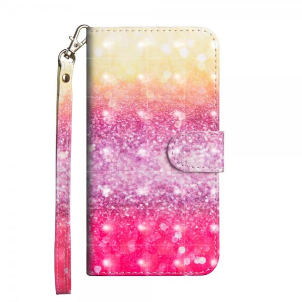 iPhone 7/8/SE Plånboksfodral Motiv Glittermönster