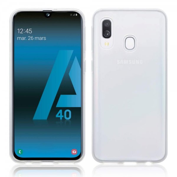 Samsung Galaxy A40 Skal TPU Transparent