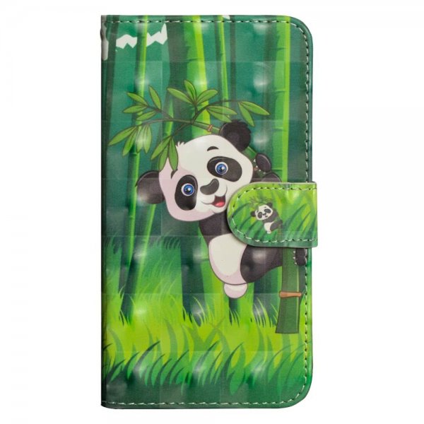 Samsung Galaxy A70 Plånboksfodral Motiv Panda