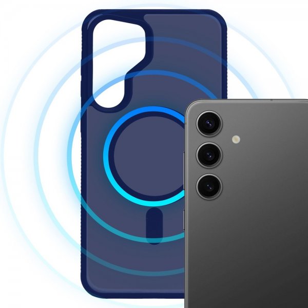 Samsung Galaxy S25 Skal Smoke MagCase Blå
