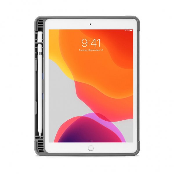 iPad 10.2 (gen 7/8/9) Fodral Origami Pencil Shield Svart