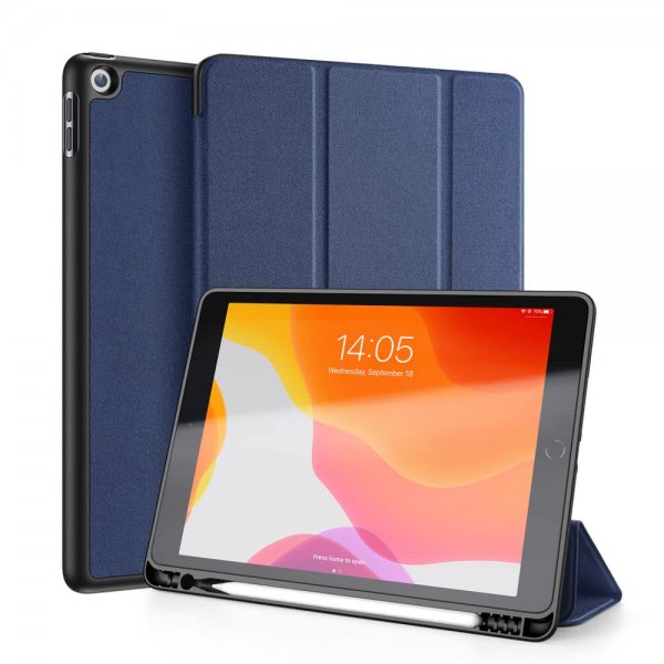 iPad 10.2 Fodral Domo Series Mörkblå