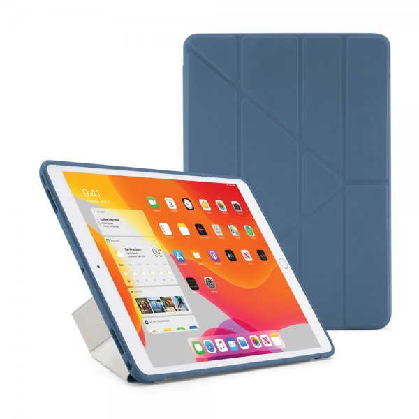 iPad 10.2 (gen 7/8/9) Etui Origami MarinBlå