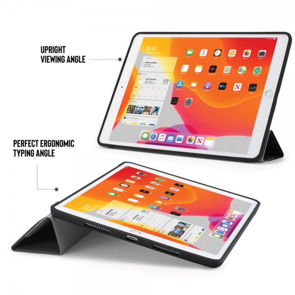 iPad 10.2 (gen 7/8/9) Fodral Origami Svart