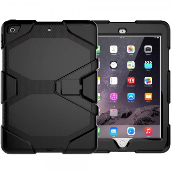 iPad 10.2 (gen 7/8/9) Skal Heavy Duty Armor Svart