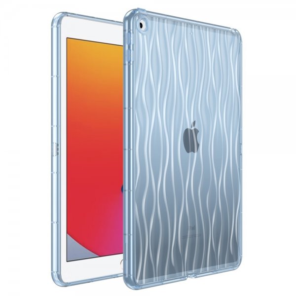 iPad 10.2 Skal Vågmönster Blå