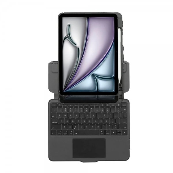 iPad 10.9/11/Air 10.9/Air 11/Pro 11 Fodral med Tangentbord VersaVu Bluetooth Keyboard Case Nordic Svart