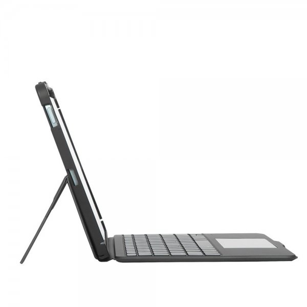 iPad 10.9/11/Air 10.9/Air 11/Pro 11 Fodral med Tangentbord VersaVu Bluetooth Keyboard Case Nordic Svart