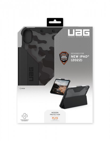 iPad 10.9 (gen 10)/iPad 11 (A16) Fodral Plyo Folio Midnight Camo