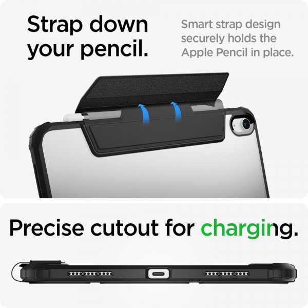 iPad 10.9 (gen 10)/iPad 11 (A16) Fodral Ultra Hybrid Pro Svart