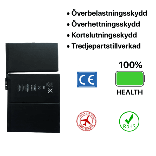 iPad 2 Batteri Hög Kvalité