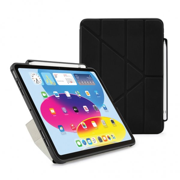 iPad 10.9 (gen 10)/iPad 11 (A16) Fodral Origami No3 Pencil Case Svart