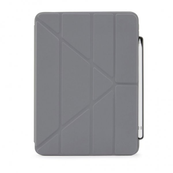 iPad 10.9 (gen 10)/iPad 11 (A16) Fodral Origami No3 Pencil Case Mörkgrå
