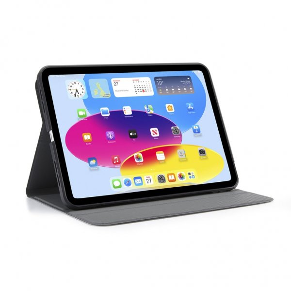 iPad 10.9 (gen 10)/iPad 11 (A16) Fodral Rotating Folio Svart