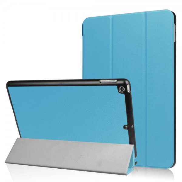 iPad 9.7 Vikbart Smart Fodral Stativ Ljusblå