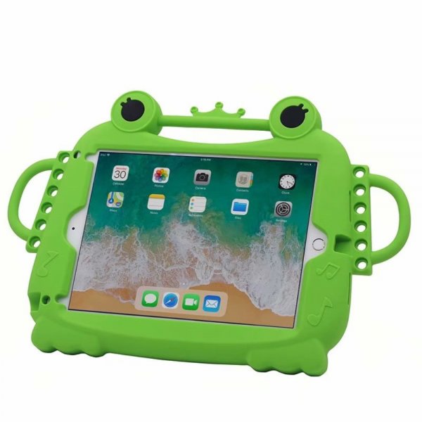 iPad 9.7 Skal för Barn Silikon Groda Grön
