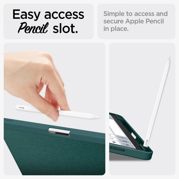 iPad Air 11 (M2/M3) Fodral Urban Fit Midnight Green