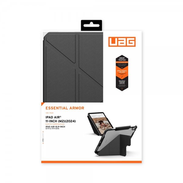 iPad Air 11 (M2/M3) Fodral Essential Armor Svart