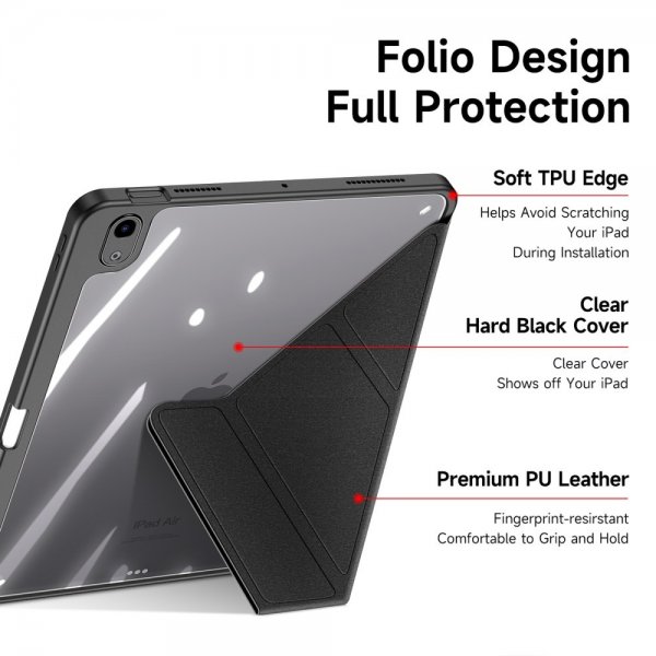 iPad Air 11 (M2/M3) Fodral Magi Series Svart