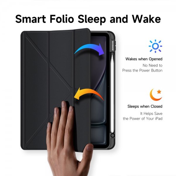 iPad Air 11 (M2/M3) Fodral Magi Series Svart