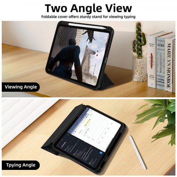 iPad Air 11 (M2/M3)/iPad Pro 11 (gen 2/3/4) Fodral Folio Case Basic Svart