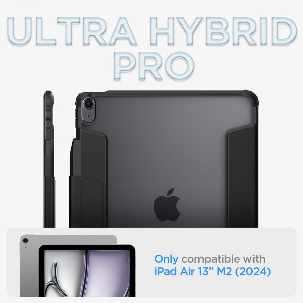 iPad Air 13 (M2/M3) Fodral Ultra Hybrid Pro Svart