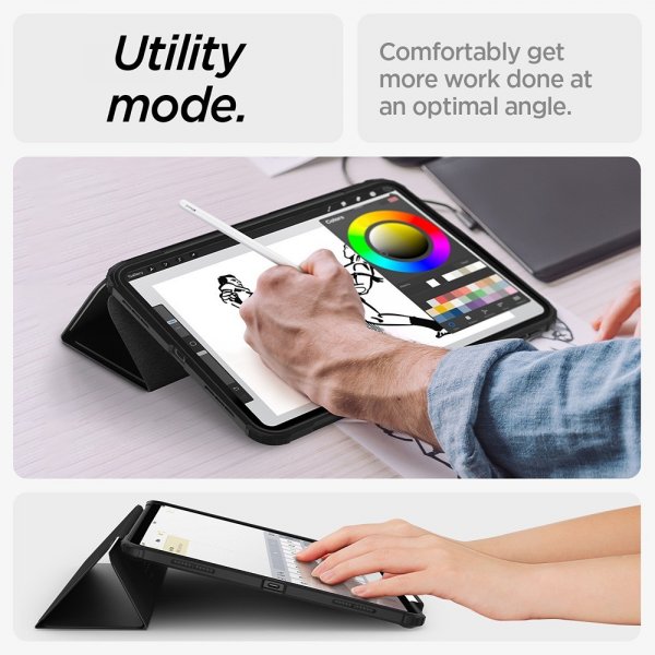 iPad Air 13 (M2/M3) Fodral Ultra Hybrid Pro Svart