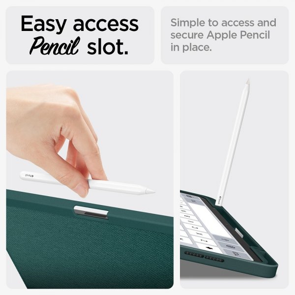 iPad Air 13 (M2/M3) Fodral Urban Fit Midnight Green