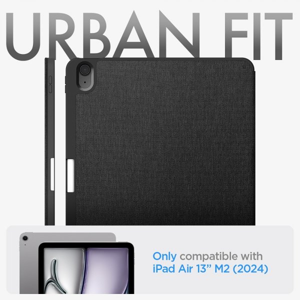 iPad Air 13 (M2/M3) Fodral Urban Fit Svart