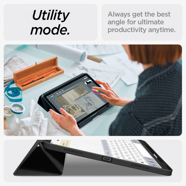 iPad Air 13 (M2/M3) Fodral Urban Fit Svart