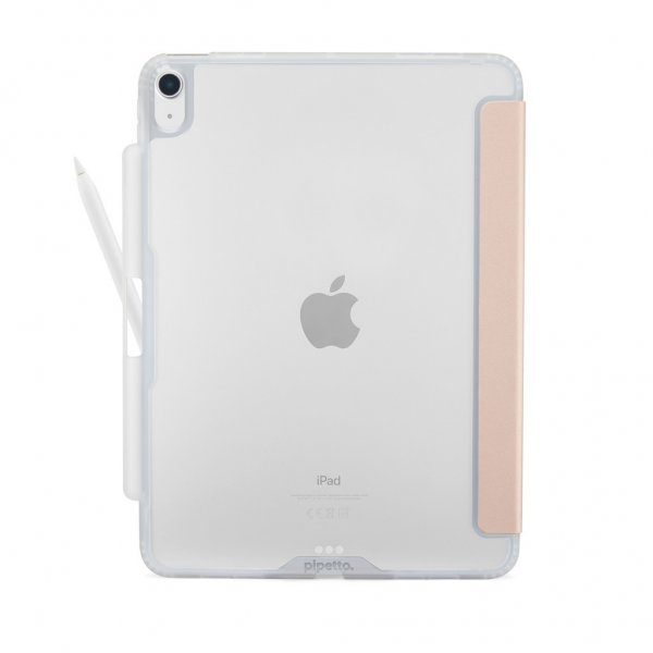 iPad Air 13 (M2/M3) Fodral Origami No3 Pencil Case Metallic Rosa