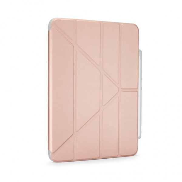 iPad Air 13 (M2/M3) Fodral Origami No3 Pencil Case Metallic Rosa