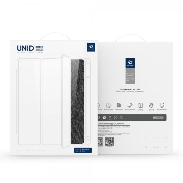 iPad Air 13 (M2/M3) Fodral UNID Series Svart