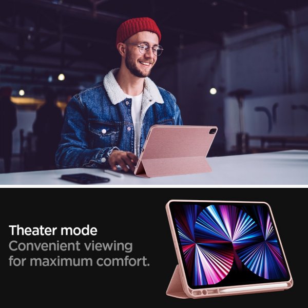 iPad Pro 11 (gen 2/3/4) Fodral Urban Fit Roseguld